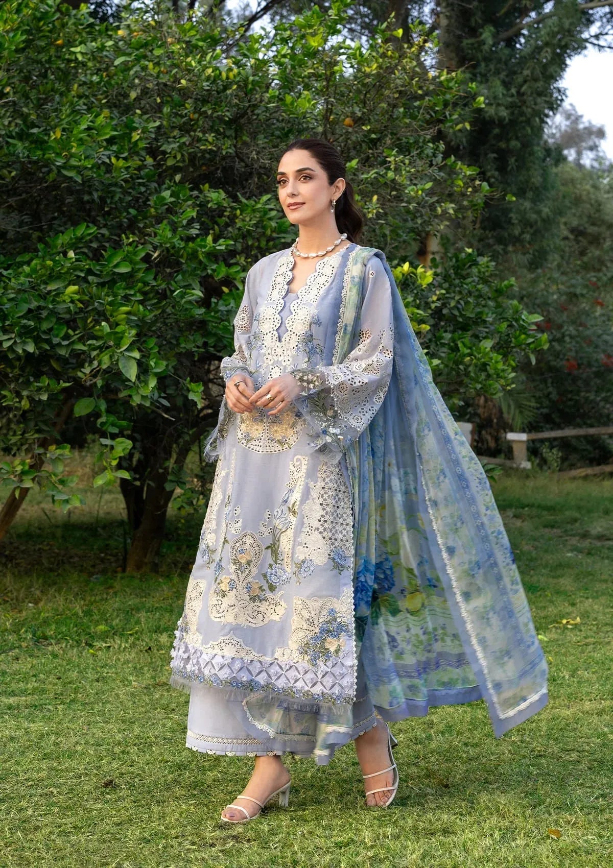 STITCHED BY CC ELAF PREMIUM LUXURY LAWN ELY-12 3PC