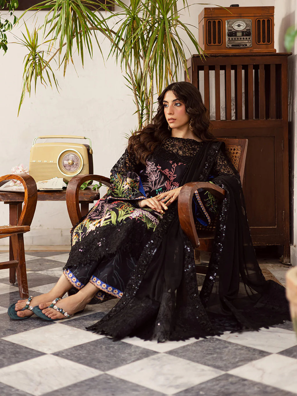 STITCHED BY CC G-01 MAHNUR 3PC