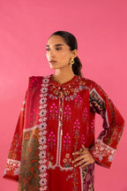SAFINAZ MAHAY SUMMER D-01A RED 3PC