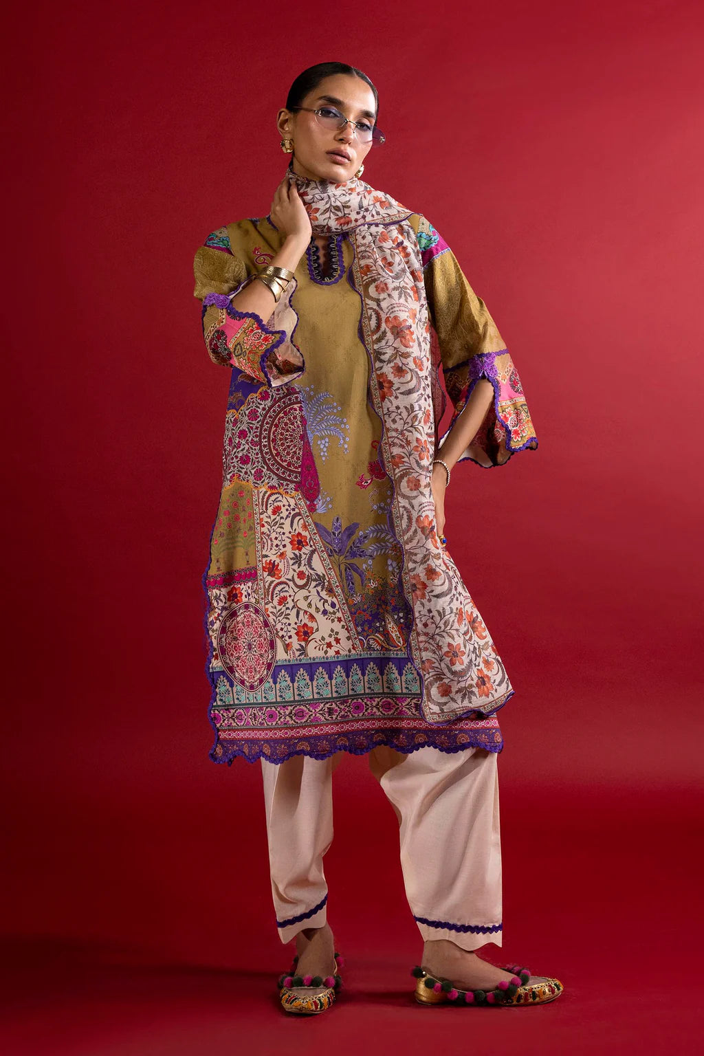 SANA SAFINAZ MAHAY SUMMER D-04A 3PC