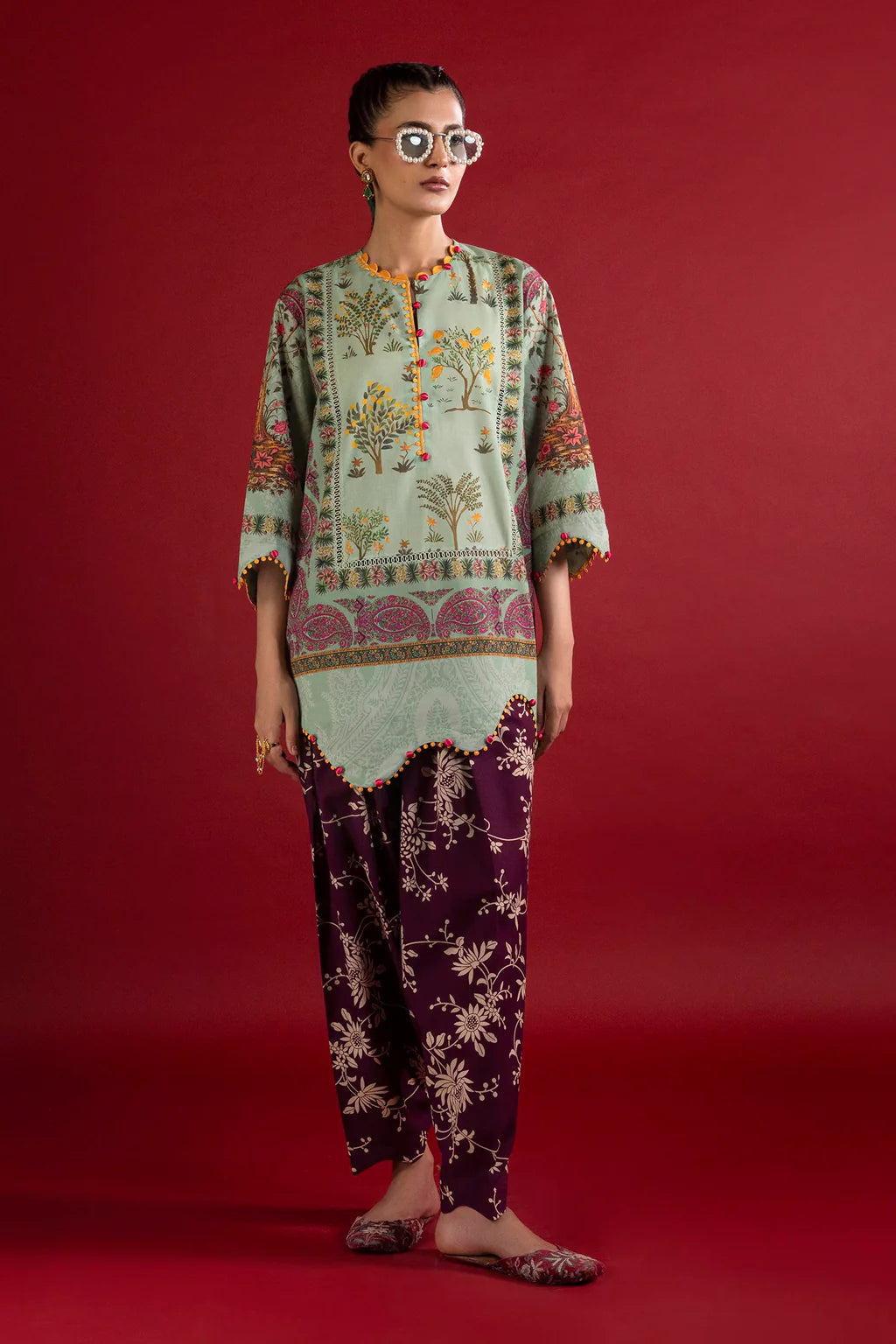 SAFINAZ MAHAY SUMMER D-08B 2PC