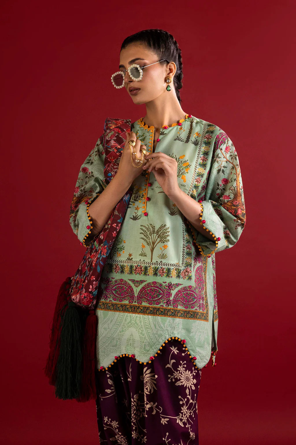 SAFINAZ MAHAY SUMMER D-08B 2PC