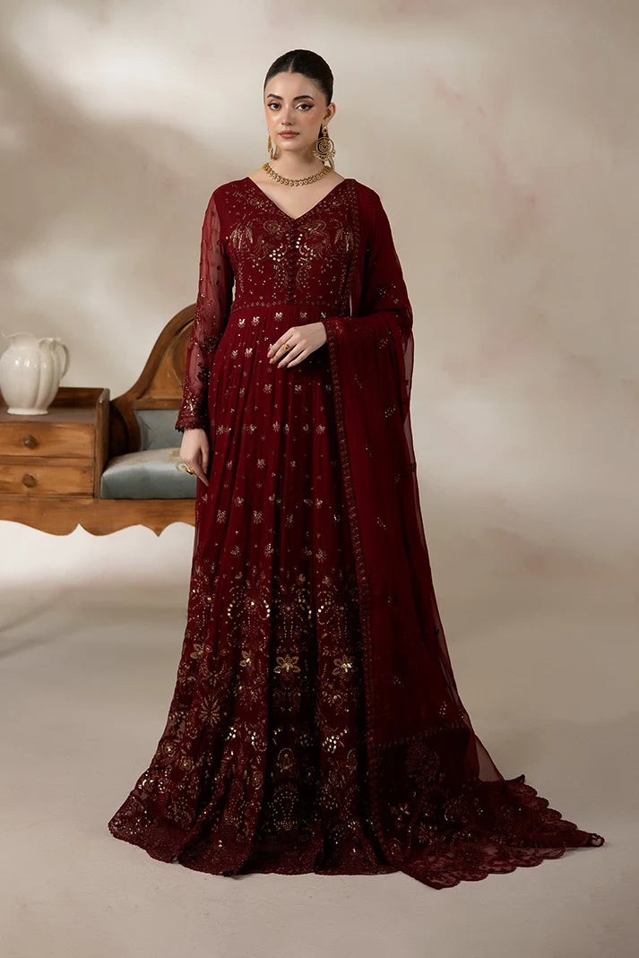 IMROZIA LA’FIORA CHIFFON AMARANTE