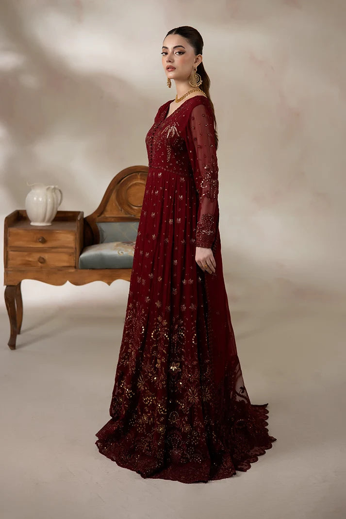 IMROZIA LA’FIORA CHIFFON AMARANTE