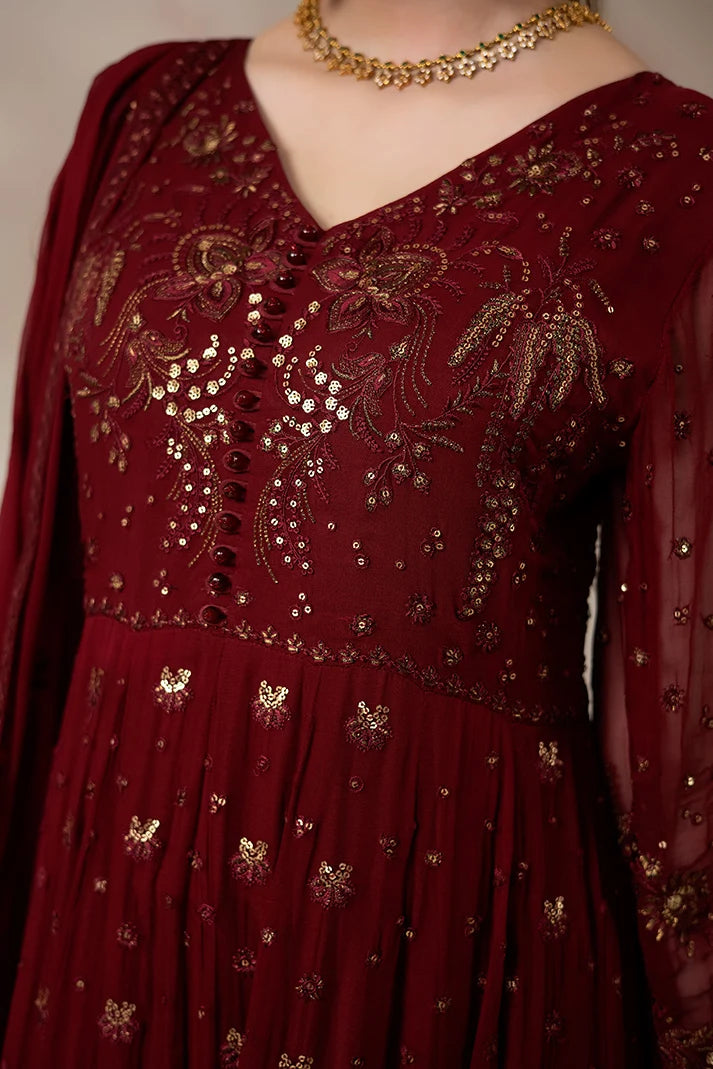 IMROZIA LA’FIORA CHIFFON AMARANTE