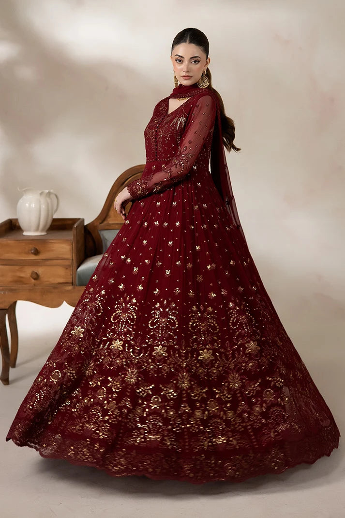 IMROZIA LA’FIORA CHIFFON AMARANTE