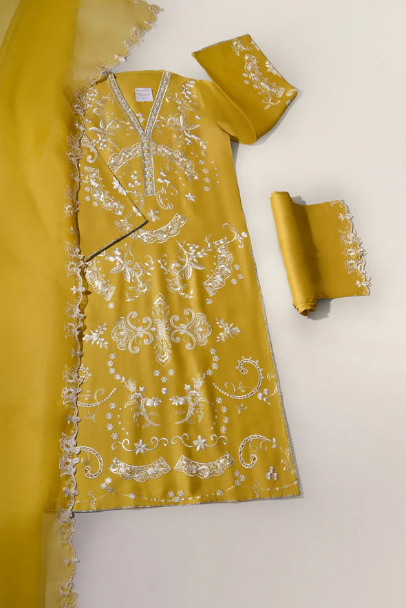 AGHANOOR BRIDAL MARIGOLD 3PC