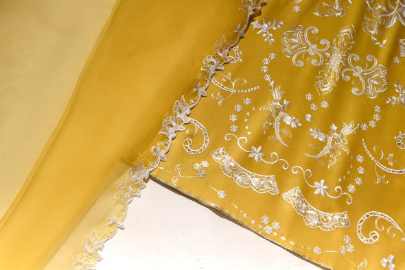 AGHANOOR BRIDAL MARIGOLD 3PC