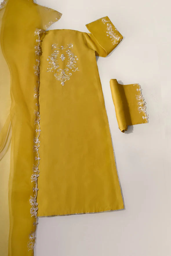 AGHANOOR BRIDAL MARIGOLD 3PC