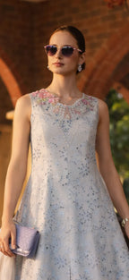 NOOR BY SAADIA ASAD LUXURY SCHIFFLI LASERKARI D10 - B