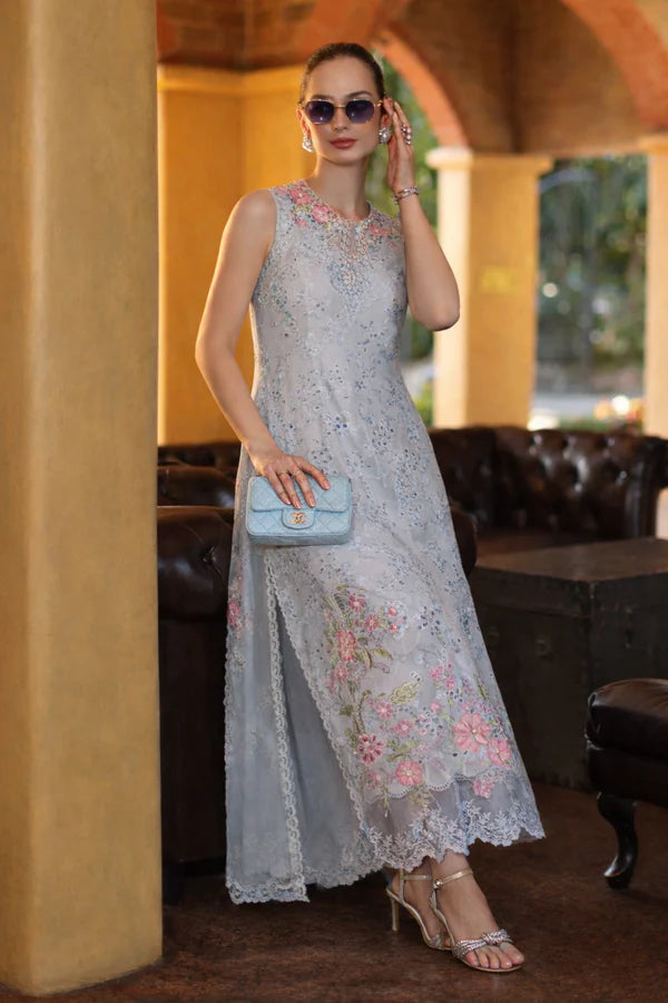 NOOR BY SAADIA ASAD LUXURY SCHIFFLI LASERKARI D10 - B