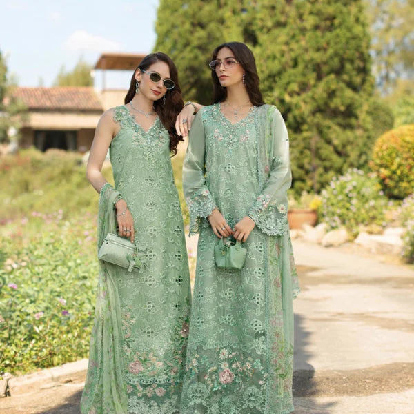NOOR BY SAADIA ASAD LUXURY SCHIFFLI LASERKARI D7 - B