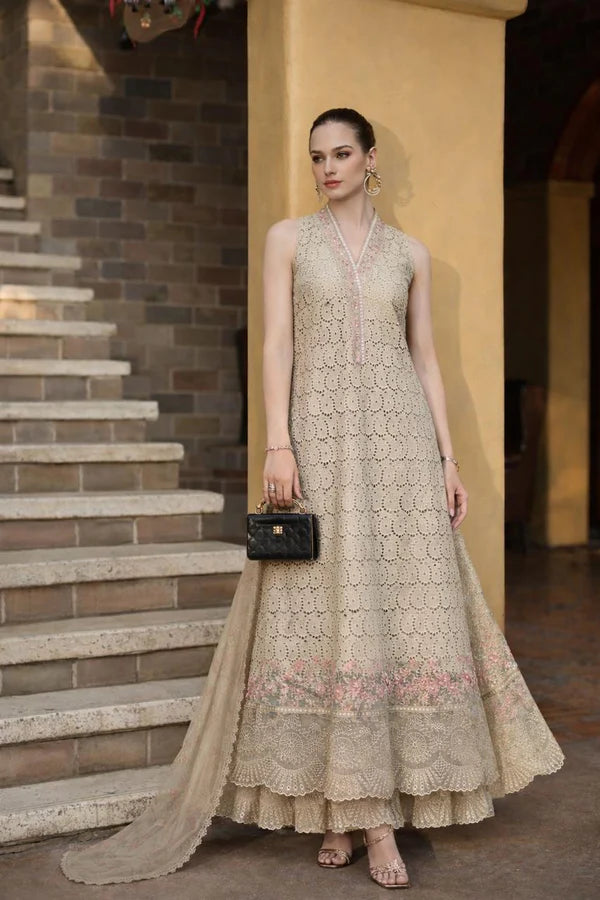 NOOR BY SAADIA ASAD LUXURY SCHIFFLI LASERKARI D5 - A