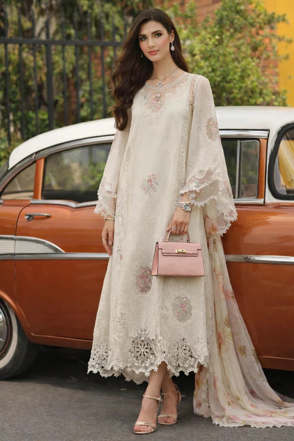 NOOR BY SAADIA ASAD LUXE CHIKANKARI D-02