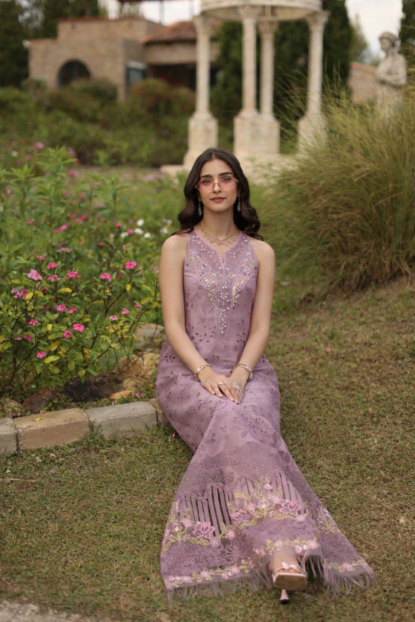 NOOR BY SAADIA ASAD LUXURY SCHIFFLI LASERKARI D9 - A