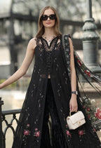 STITCHED BY CC NOOR BY SAADIA ASAD LUXE CHIKANKARI D-05 3PC