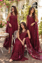 NOOR BY SAADIA ASAD LUXE CHIKANKARI D-03