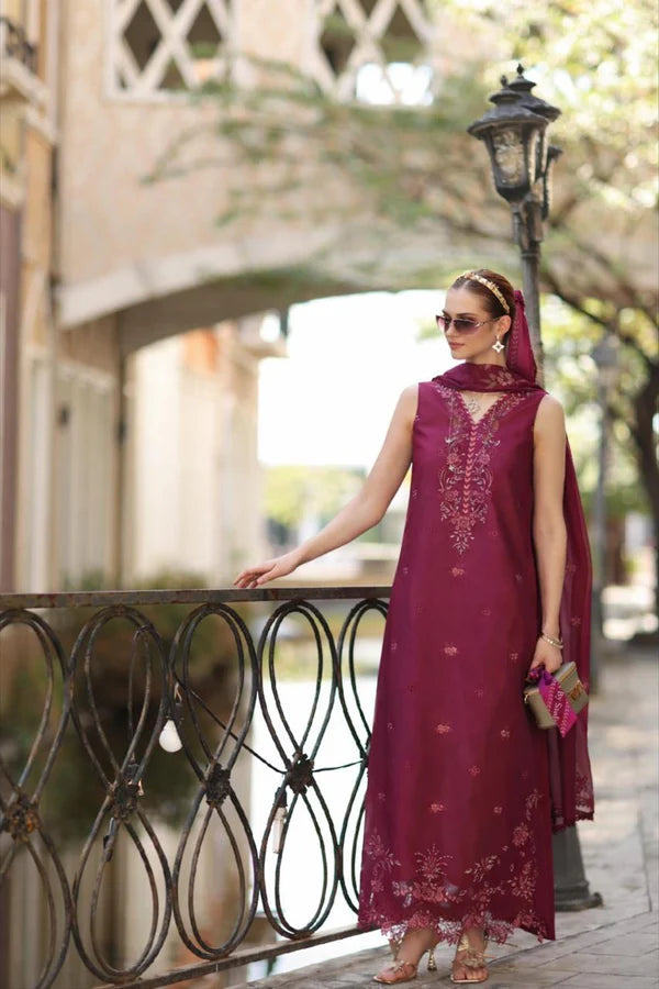 NOOR BY SAADIA ASAD D3-A-FUSHIA BLUSH