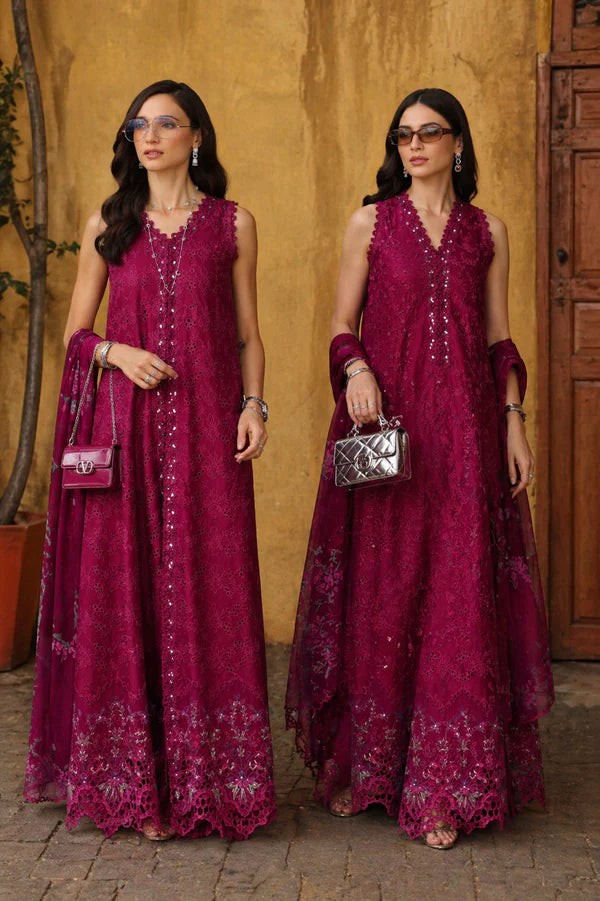 NOOR BY SAADIA ASAD LUXURY EID SCHIFFLI LASERKARI D-04