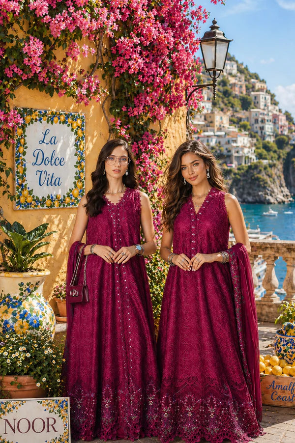 NOOR BY SAADIA ASAD LUXURY EID SCHIFFLI LASERKARI D-04