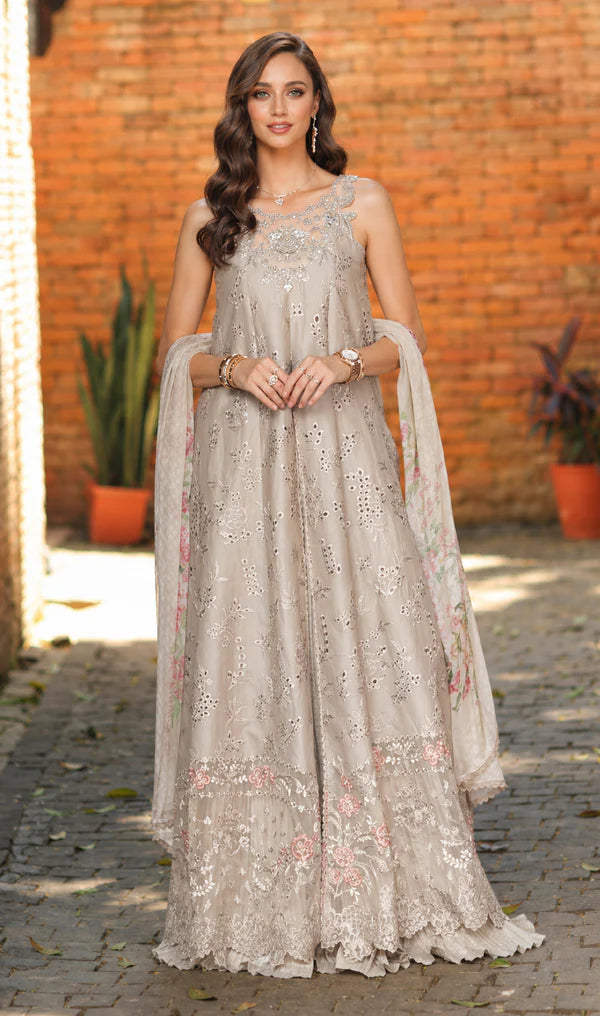 NOOR BY SAADIA ASAD LUXURY EID SCHIFFLI LASERKARI D-07