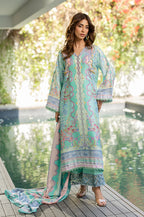 SARAH SHEERAZ CELADON MIST 3PC