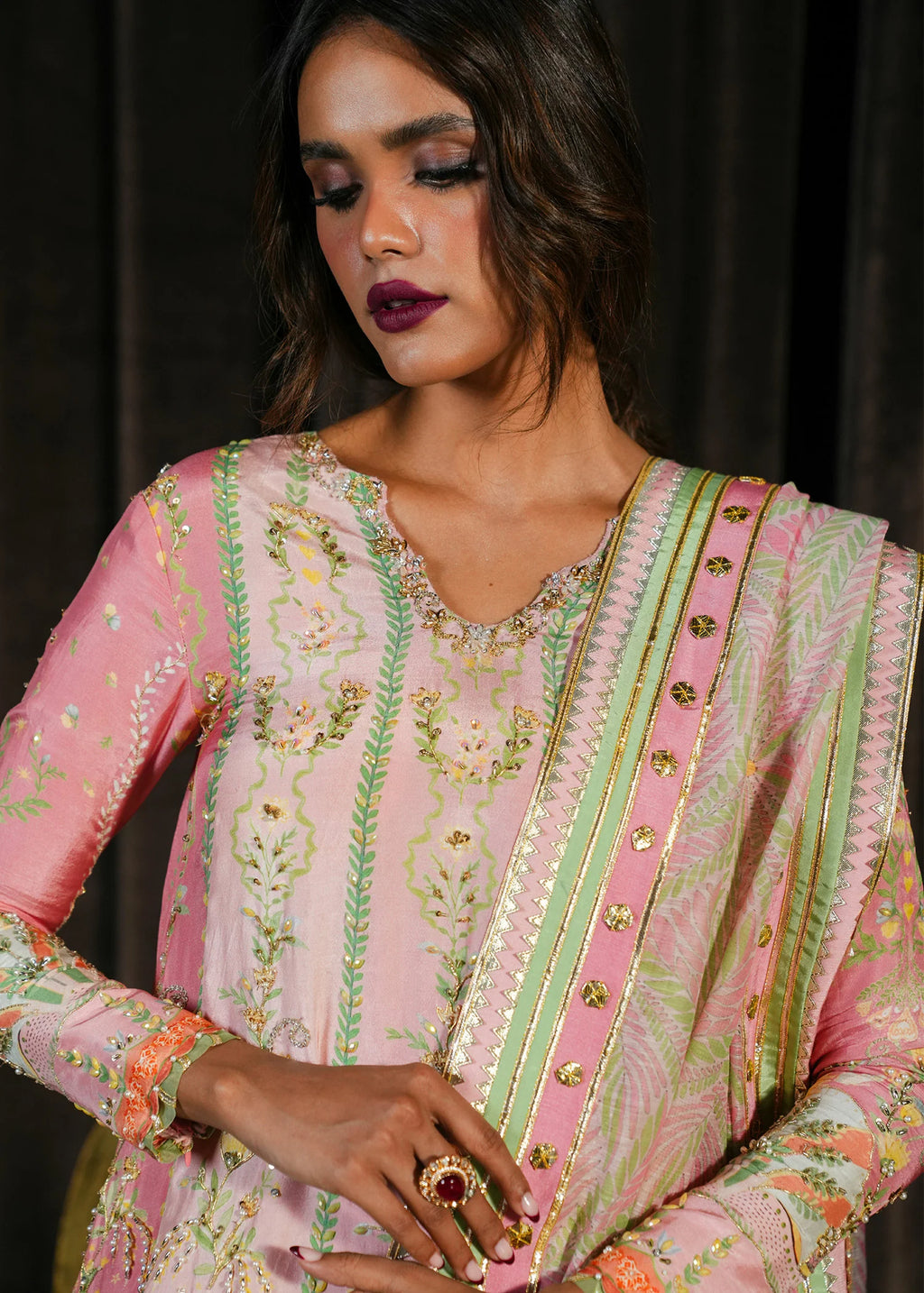 CRIMSON WEDDING RANG RALLI CANDY 3PC