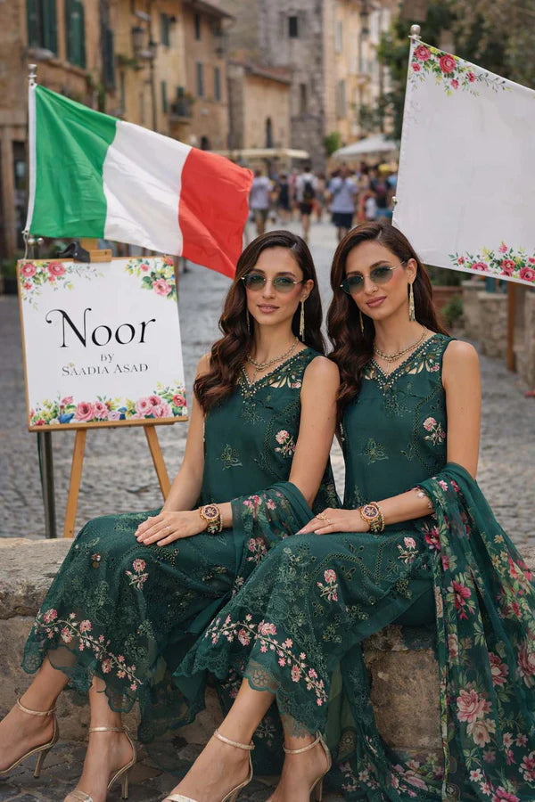 NOOR BY SAADIA ASAD LUXURY EID SCHIFFLI LASERKARI D-11