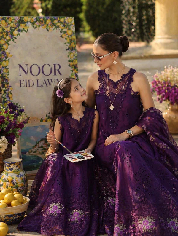 NOOR BY SAADIA ASAD LUXURY EID SCHIFFLI LASERKARI D-02