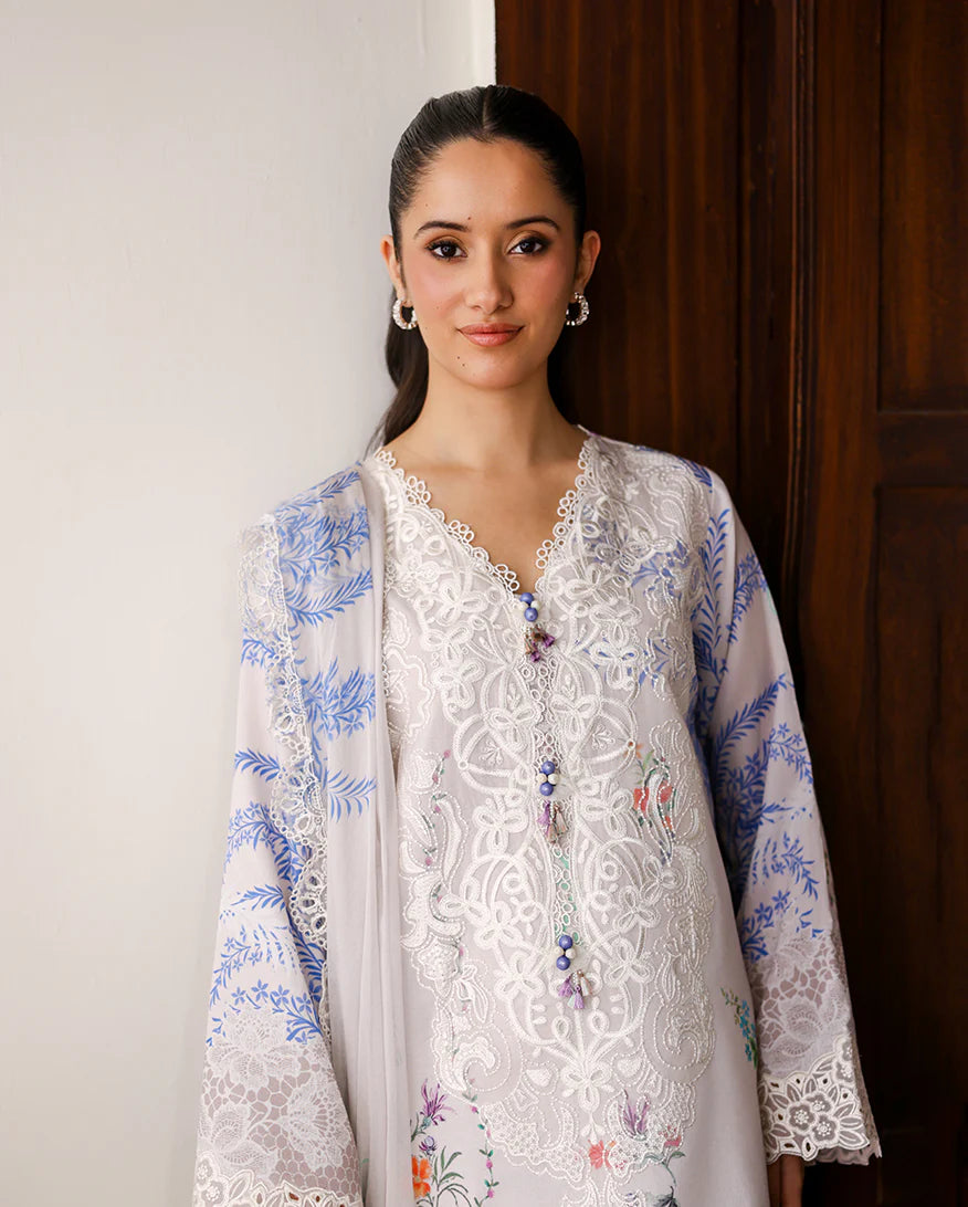 ROHEENAZ SUNLIT TALES PRINTED IVORY GLEAM