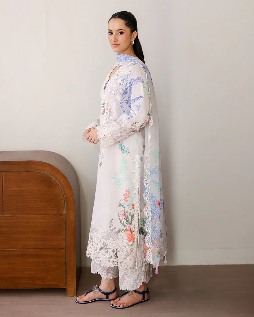 ROHEENAZ SUNLIT TALES PRINTED IVORY GLEAM
