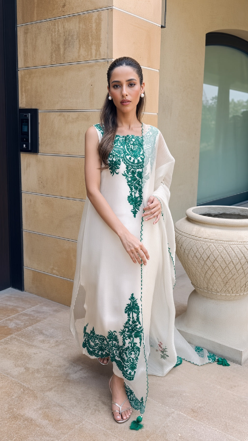 RIFFAT & SANA JJ-06 GREEN 3PC