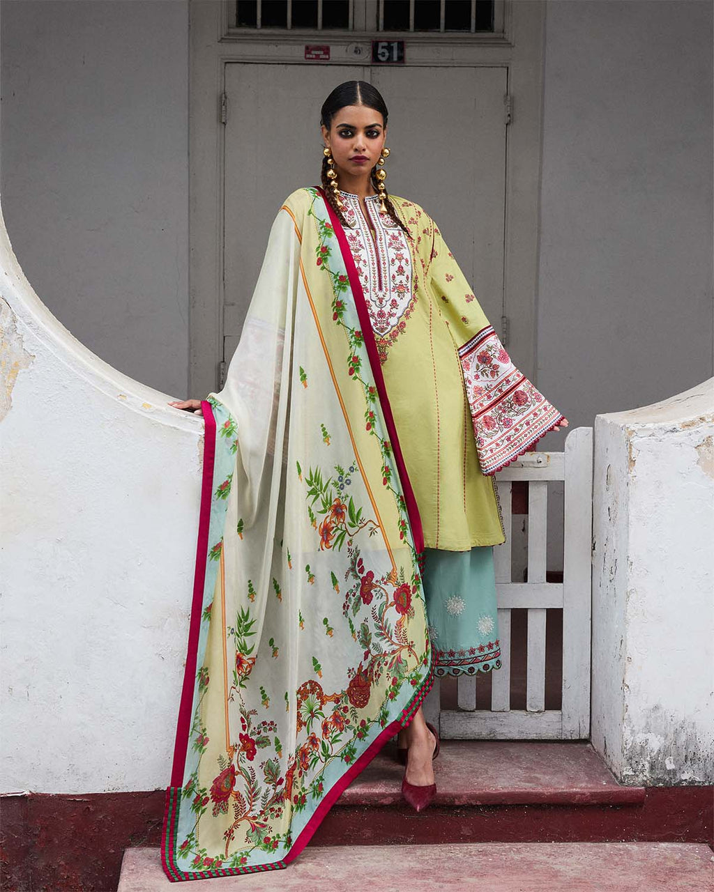 STITCHED BY CC SIRAN HUSSAIN REHAR 2PC