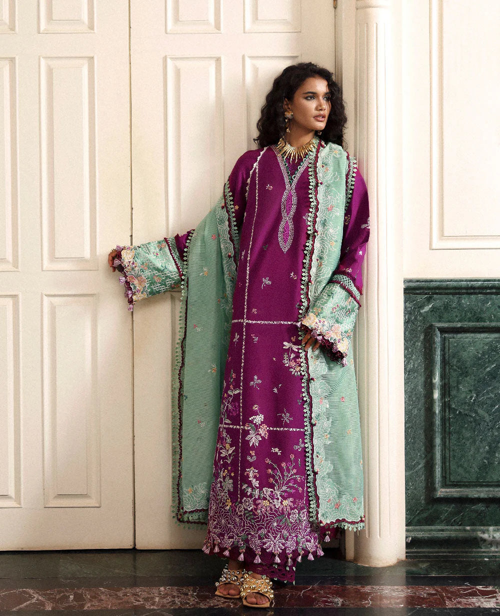 PUBLIC WOMENSWEAR LILAS SUMMER UNSTITCHED LAWN D-3A