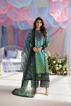STITCHED BY CC SOBIA NAZIR LUXURY LAWN D-012A 3PC