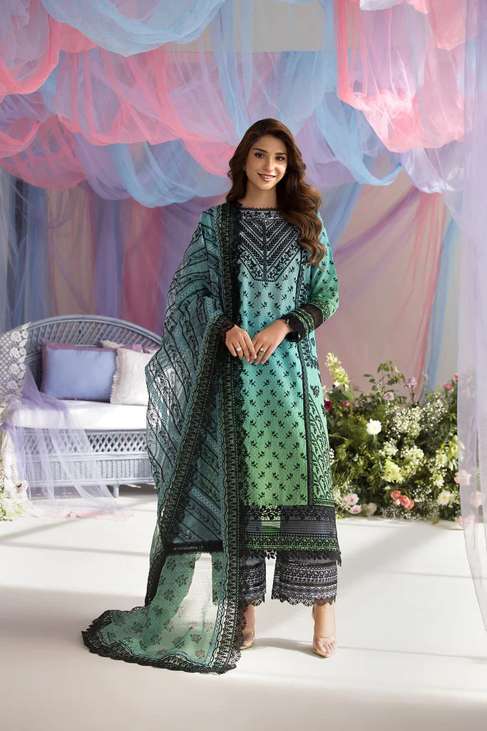 STITCHED BY CC SOBIA NAZIR LUXURY LAWN D-012A 3PC