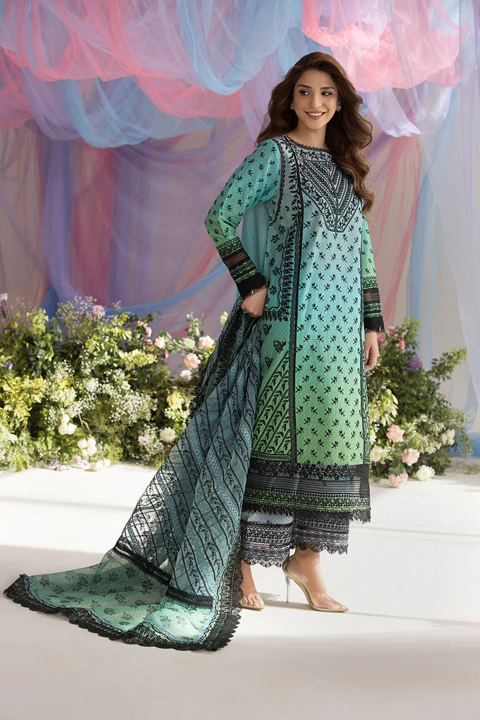 STITCHED BY CC SOBIA NAZIR LUXURY LAWN D-012A 3PC