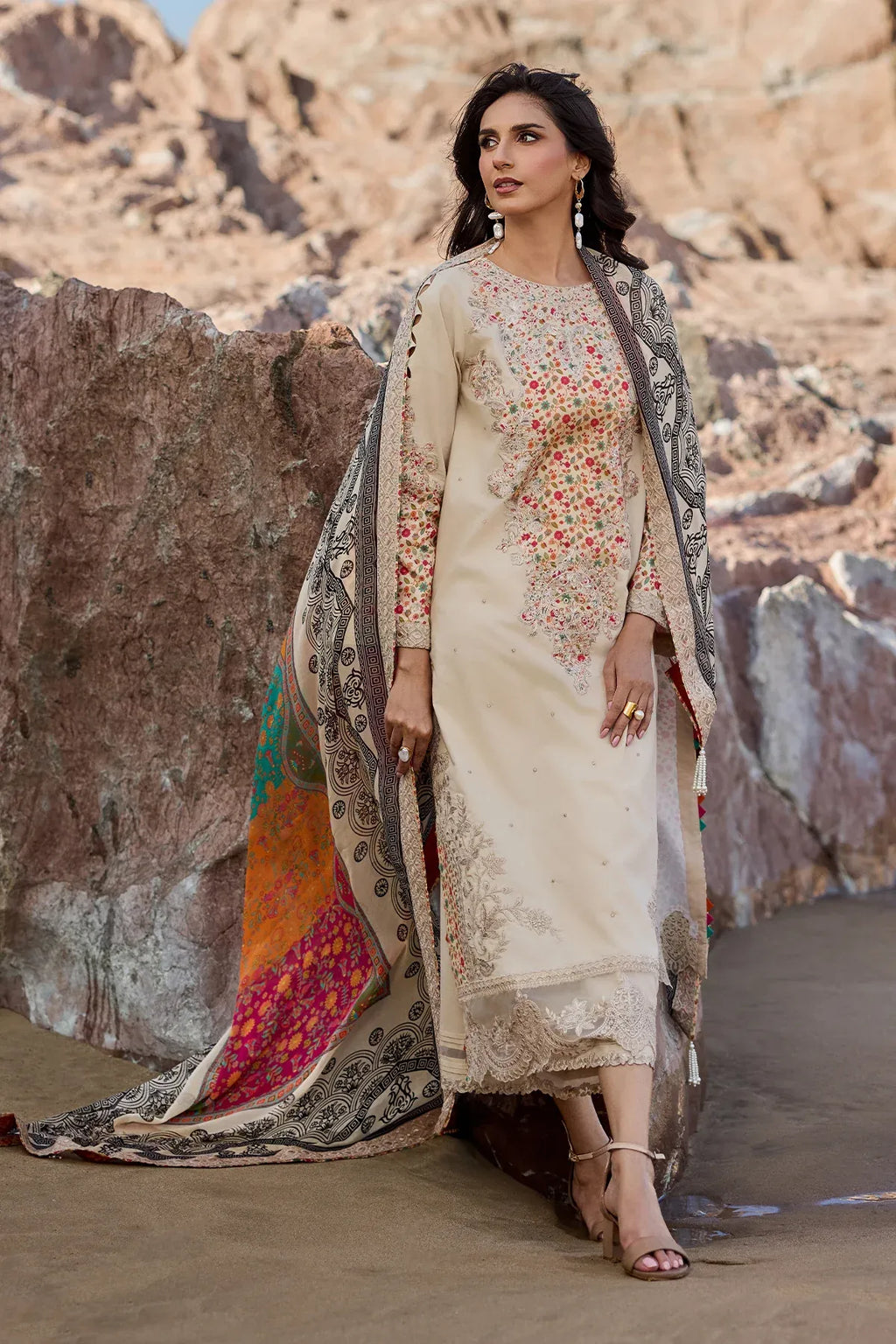CHARIZMA SUNSHINE UNSTITCHED LAWN CSN6-01