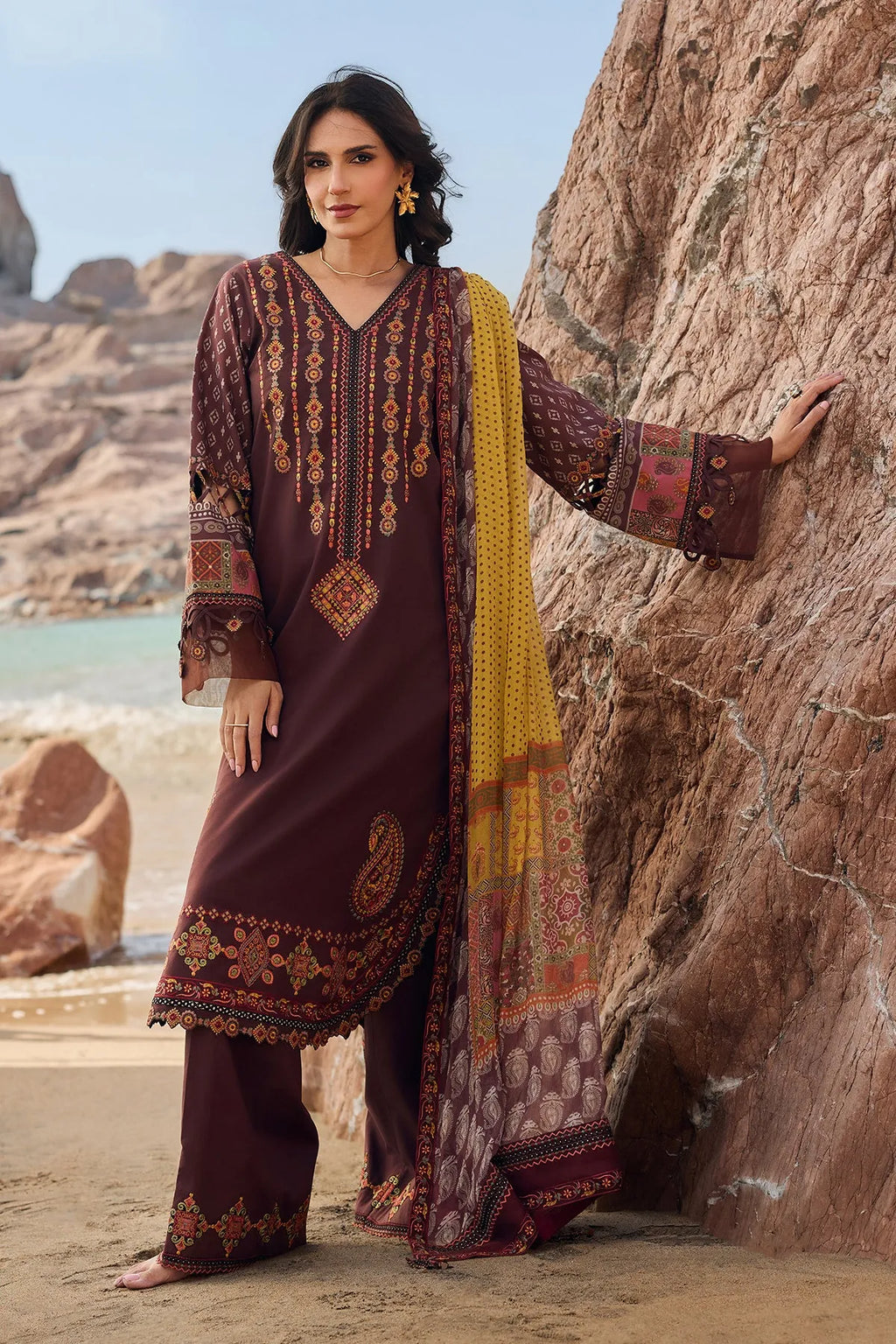 CHARIZMA SUNSHINE UNSTITCHED LAWN CSN6-09