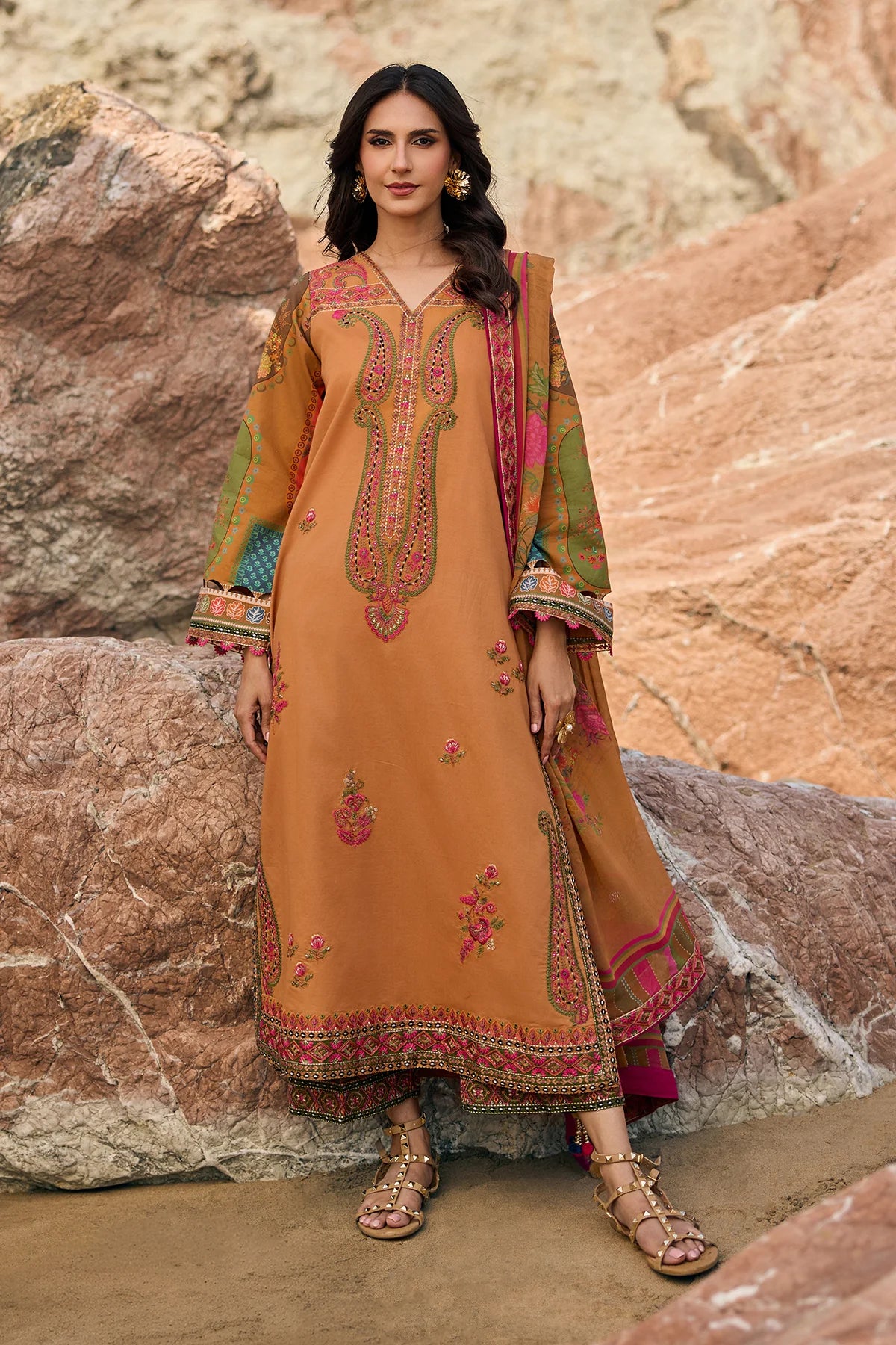 CHARIZMA SUNSHINE UNSTITCHED LAWN CSN6-02