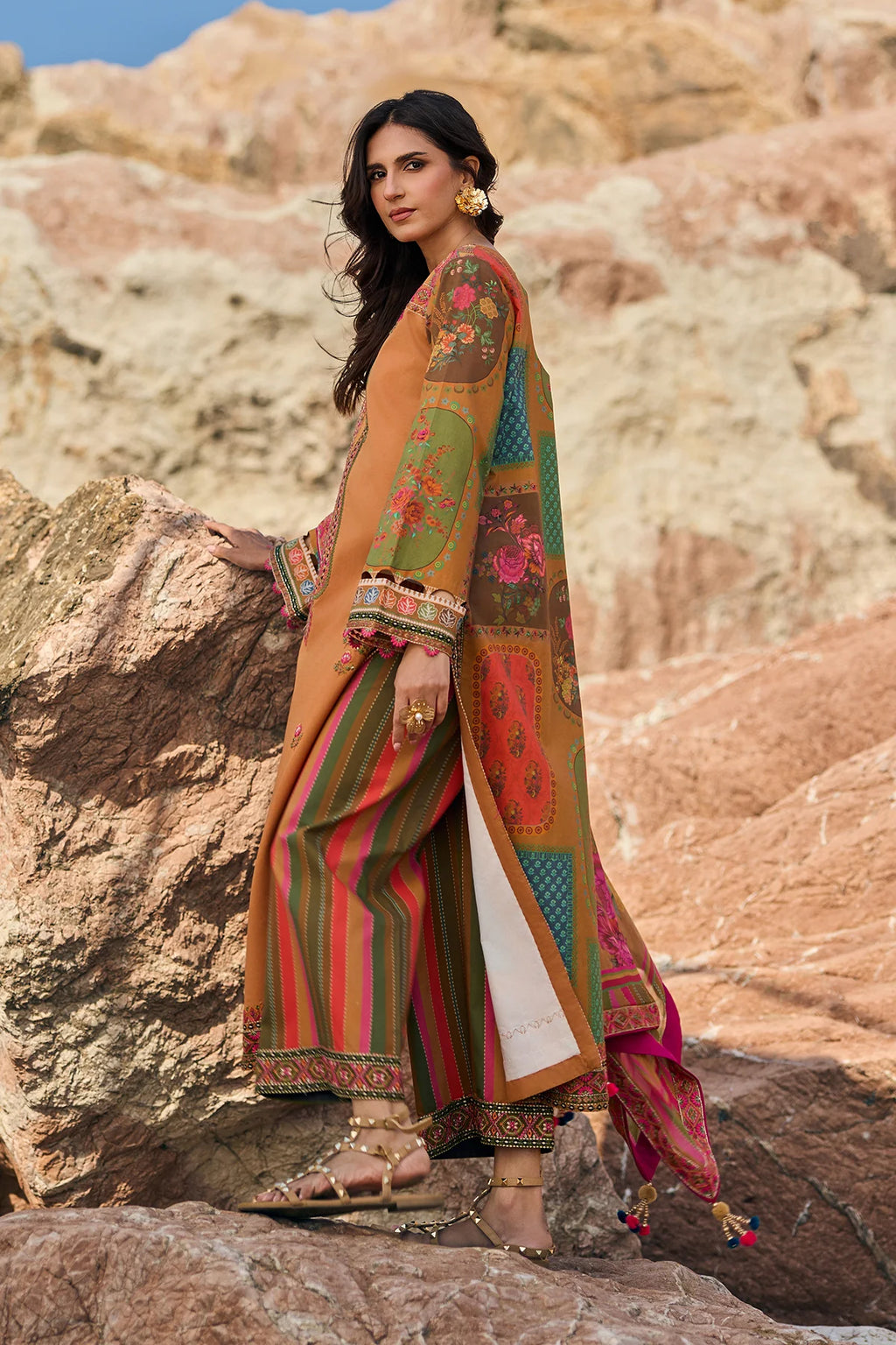 CHARIZMA SUNSHINE UNSTITCHED LAWN CSN6-02