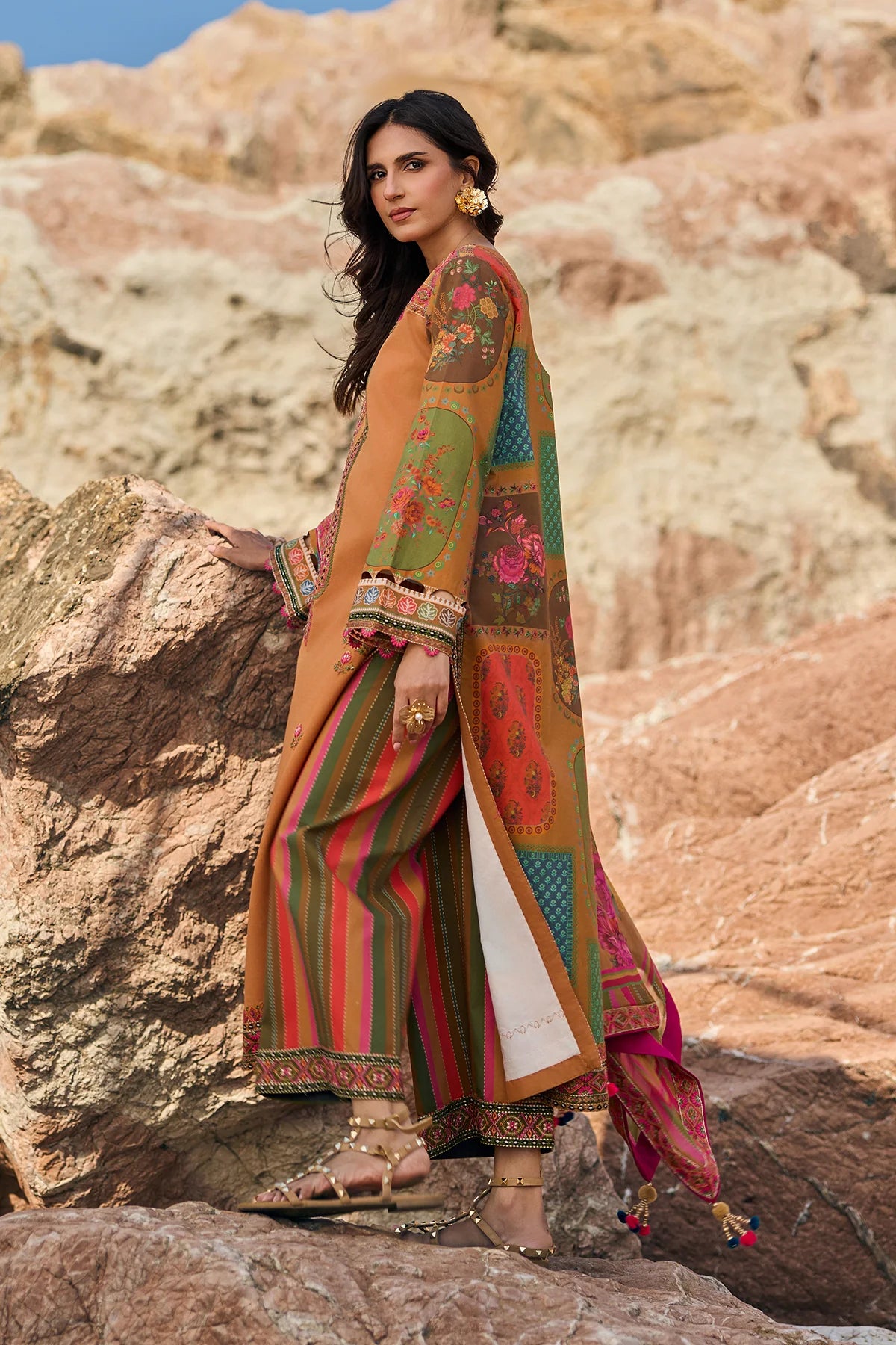 CHARIZMA SUNSHINE UNSTITCHED LAWN CSN6-02