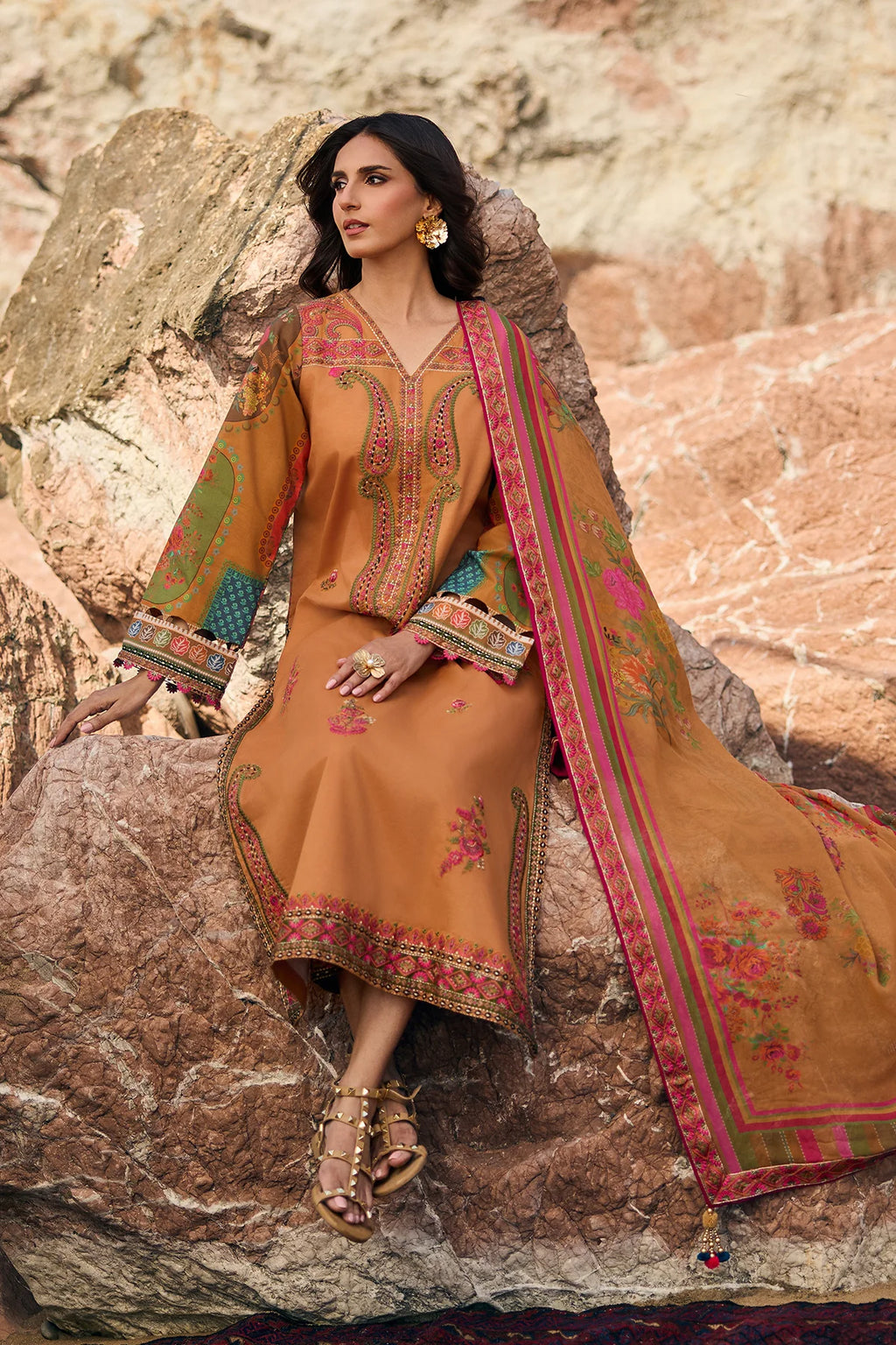 CHARIZMA SUNSHINE UNSTITCHED LAWN CSN6-02