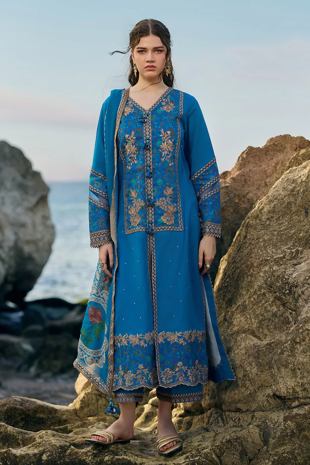 CHARIZMA SUNSHINE UNSTITCHED LAWN CSN6-06