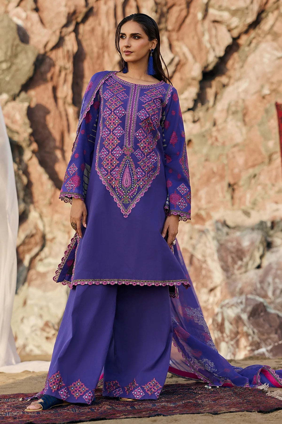 CHARIZMA SUNSHINE UNSTITCHED LAWN CSN6-08
