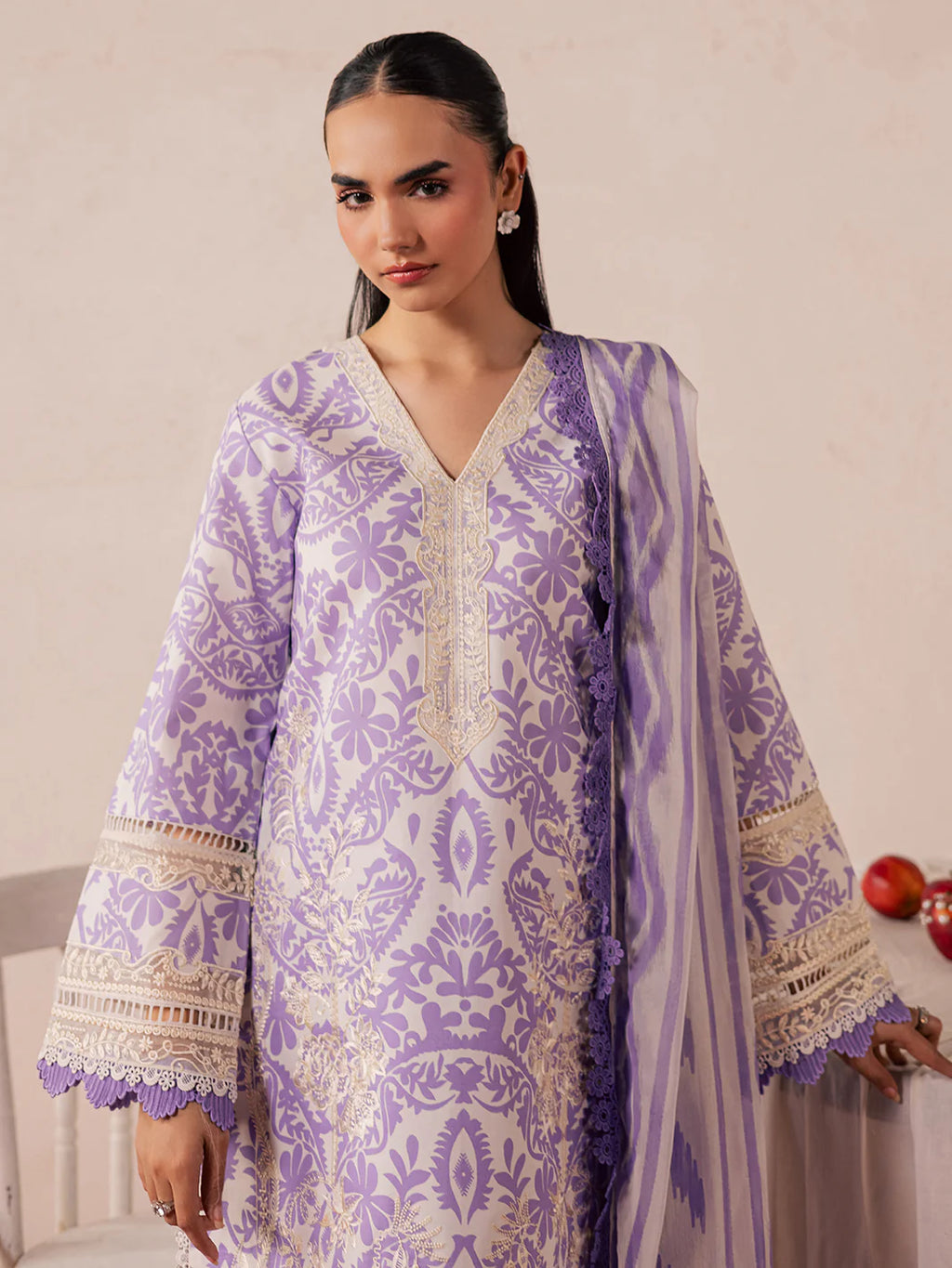 STITCHED BY CC MAHNUR JAHAAN LAWN MJ-10 3PC
