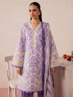 STITCHED BY CC MAHNUR JAHAAN LAWN MJ-10 3PC