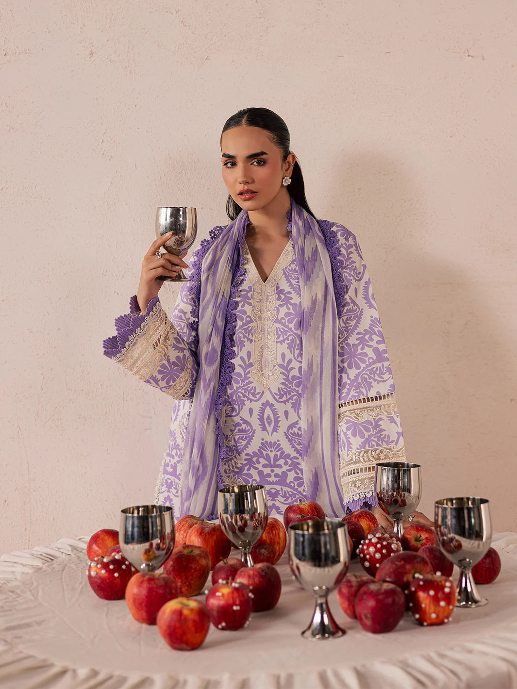 STITCHED BY CC MAHNUR JAHAAN LAWN MJ-10 3PC