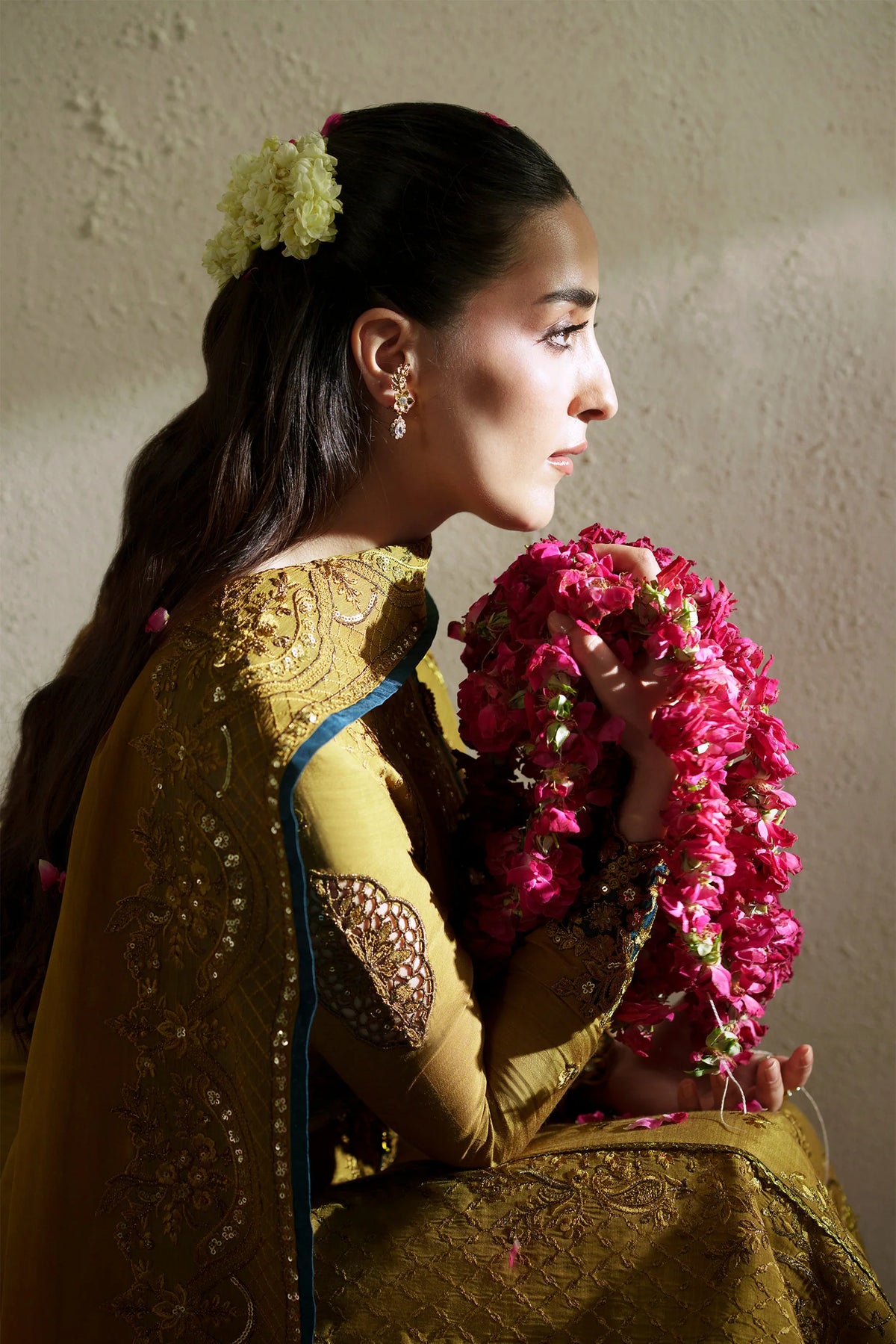 VERA RAW SILK KUNDAN ANTIQUE