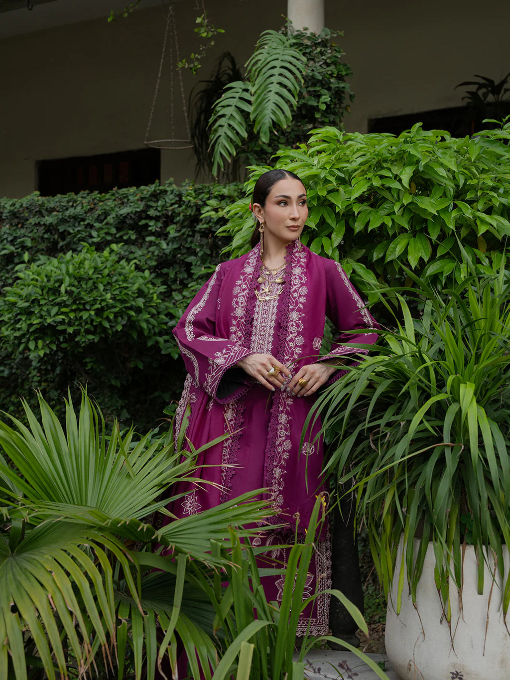 STITCHED BY CC MAHNUR AMAYA LAWN MU-10 3PC